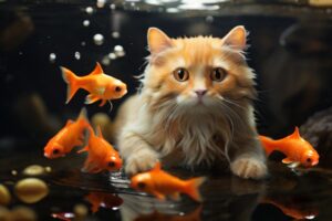 Can Cats Have Goldfish Snacks