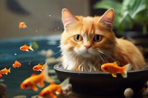 Can Cats Have Goldfish Snacks