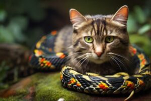 do cats know if a snake is poisonous