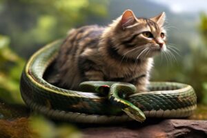 do cats know if a snake is poisonous