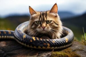 do cats know if a snake is poisonous