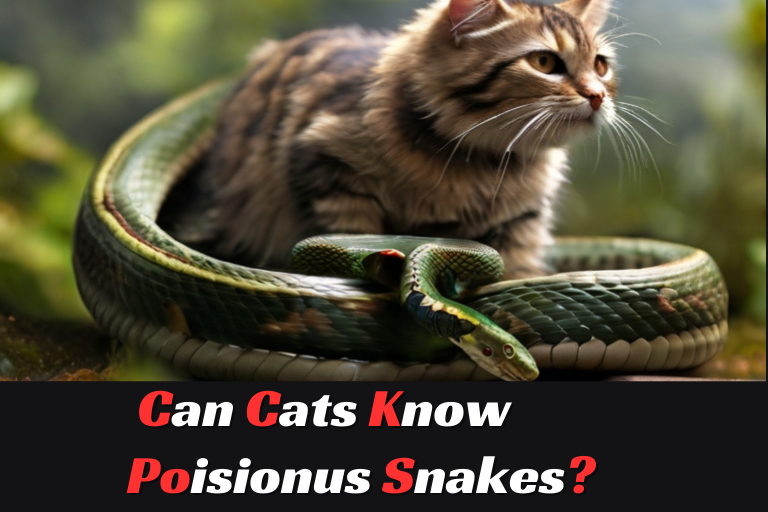 do cats know if a snake is poisonous