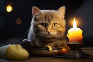 Can Cats See Candle Light