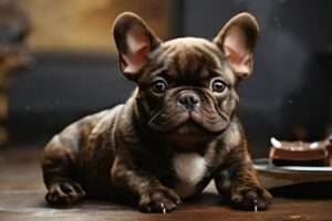 Chocolate Brindle French Bulldog