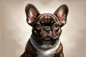 Chocolate Brindle French Bulldog