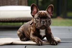 Chocolate Brindle French Bulldog