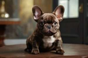 Chocolate Brindle French Bulldog