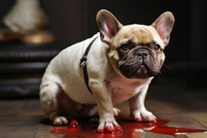 French Bulldog Pooping Blood