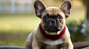 Full Grown French Bulldog with Floppy Ears