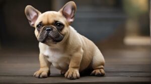 Full Grown French Bulldog with Floppy Ears